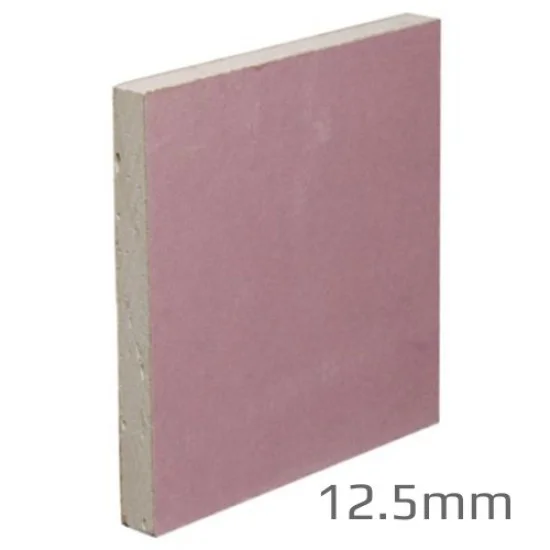 12.5mm British Gypsum Gyproc Fireline Moisture Resistant Plasterboard